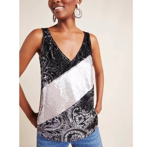 Cassandra Sequined Tank, Tiny for Anthropologie - Picture 2 of 5